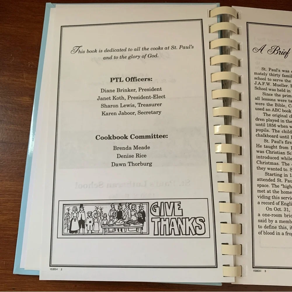 Cookbook Saintly Seasonings St. Paul’s PTL Vintage